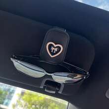 Heart Bow-Shaped Eyeglass Storage Clip 1 Piece, Car Sunshade Storage Magnetic Eyeglass Clip, A Special Car Decoration Holiday Gift. - Eyeglasses Clip - View 11