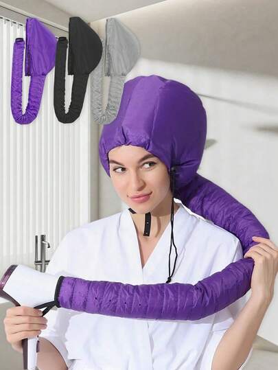 1pc Hair Dryer Cap, Electric Blow Dry Hat, Heating Cap, Hair Dryer Bonnet, Warm Air Cap, Home & Portable Hair Styling Tool