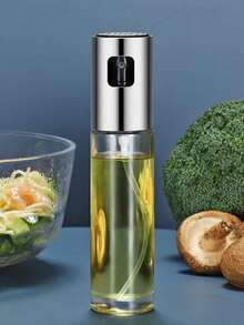 1pc Glass Oil Sprayer Bottle, Home Pressure Mist Oil Bottle, Kitchen Sauce Vinegar Seasoning Spray Bottle For Cooking & BBQ - View 9