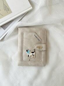 Ví đựng hộ chiếu hình cún con, vỏ bảo vệ hộ chiếu, vé máy bay, thẻ ngân hàng, phụ kiện du lịch cần thiết cho chuyến đi nước ngoài, túi đựng hộ chiếu, vỏ hộ chiếu, đồ dùng cần thiết khi đi máy bay, đồ dùng cho kỳ nghỉ. - Nhiều màu - Xem 11