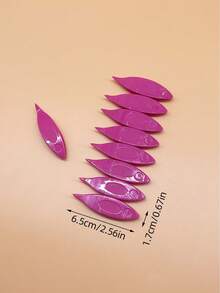 9pcs/Set Shuttle With Phoenix Eye Design, Convenient For Threading, Suitable For Beginners. Nine Macaron Colors For Easy Identification And Progress Tracking, Can Be Used To Make And Repair Lace Items - Nine Small Phoenix Eye Shuttles - View 16