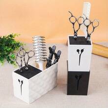 New Black Wall-Mounted Multi-Functional Hair Styling Tool Storage Rack, Suitable For Salons And Home, Can Store Thick Hair Tools, Electric Clippers, Hair Dryers, Etc. - Multicolor - View 9