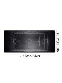 Large Mouse Pad, Printed Football Field Pattern- Polyester Desktop Pad, Suitable For Gamers And Office Environment, With Non-Slip Surface And Rectangular Design, Very Suitable For Keyboard And Display Layout - View 18