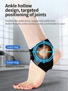 1pc/2pcs Professional Sports Ankle Support Brace, Sprain Prevention Wrap For Running, Football, Ankle Joint Protection - Nhiều màu - Xem 4