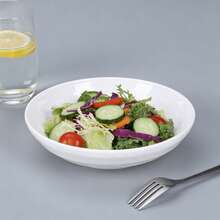 新款锤纹小沙拉碗/北欧系列/创意设计/密胺材质/耐刮擦/沙拉碗/面条碗/生鱼片碗/节日造型/高端拍摄/可用洗碗机清洗 - 白色 - 查看 5