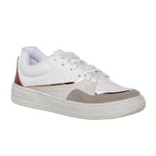 Women's Casual Low-Top Sneakers, White, Black, Nude, Striped, Gym, Walking, New Release - OFF/BCO - 查看 3