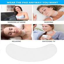 Miếng dán xóa nếp nhăn vùng cổ, miếng đệm silicon tái sử dụng, chất lượng y tế, chăm sóc ban đêm cho người ngủ nghiêng. - Nhiều màu - Xem 4