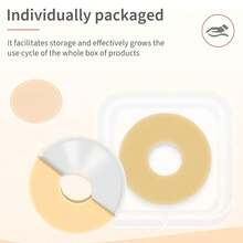40Pcs 4mm Moldable Ostomy Rings, Hydrocolloid Stoma Barrier Rings for Colostomy Bags, Sting-Free - Ver 6