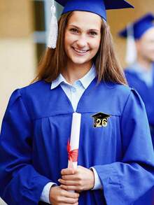 2026 Graduation Badge, Cute Brooch, 2026 Graduation Ceremony Jewelry (Unisex), Ideal Graduation Gift, Clothing/Bag/Backpack Accessory, Perfect Graduation Ceremony Gift, Graduation Party Decoration - Multicolor - View 5