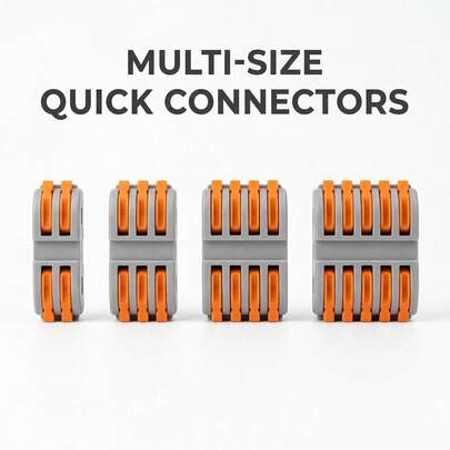 Conectores de cable de inserción, terminales de empalme rápido, 2 entradas-2 salidas, 3 entradas-3 salidas, 4 entradas-4 salidas, 5 entradas-5 salidas, cableado de iluminación, cableado de decoración, conectores de cable, conectores de cable, herramientas eléctricas