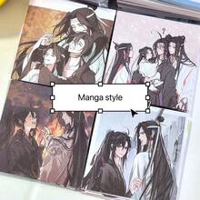 80pcs Mo Dao Zu Shi Sticky Notes, High-Quality Wei Wuxian & Lan Wangji Memo Pads, Diverse Character Styles, Anime & Novel Fans Collection Gift, Student Gift, Birthday Gift, Holiday Gift - Multicolor - View 8
