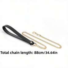 Punk Gothic Style Heart Traction Chain, Choker Necklace Jewelry Set, Adjustable Choker, Pet Leash - Multicolor - View 4