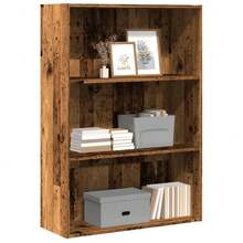 Bookcase Old Wood 80x30x114 Cm Engineered Wood - Brown - View 1