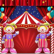 2/4/6pcs 24.4 Inch Standing Clown Foil Balloons, Circus Theme Party Decoration, Carnival Theme Party Decor, Birthday Party Supplies - View 7