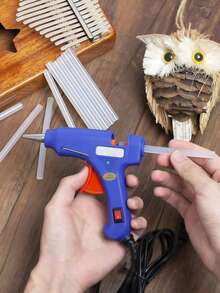 50 piezas Barras de pegamento termofusible transparentes, adhesivo para manualidades DIY adecuado para pistola de pegamento, uso en oficina y hogar, barras de pegamento industrial - Multicolor - Ver 3