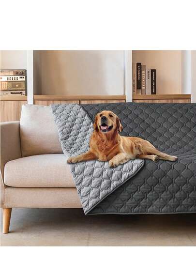 Reversible Waterproof Pet Sofa Cover, Non-Stick Hair Furniture Protector Mat For Dogs And Cats