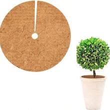 1pc Plant Pot Cover, 7.5/11.8/20 Inch Diameter Adjustable Round Flower Pot Soil Protection Cover, Anti-Cat Digging, Baby Mesh Pot Guard, Suitable For Indoor And Outdoor - Multicolor - View 6