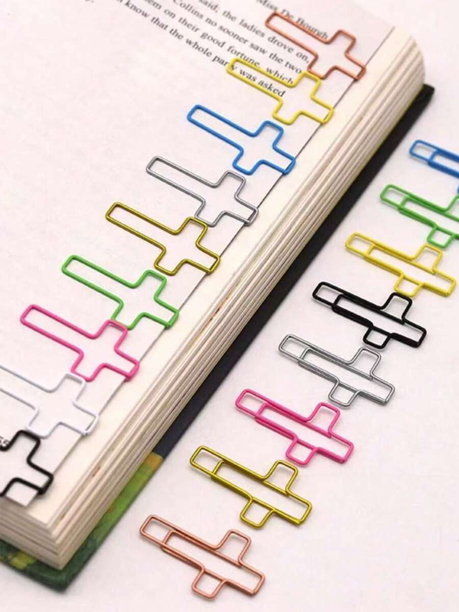 5/10/20个装十字形书签，圣经书签，笔记本书签，日记本夹子，基督教圣经学习用品，基督教日记配件，圣经日记用品，圣经书签，学习用品，返校季 - A - 查看 1