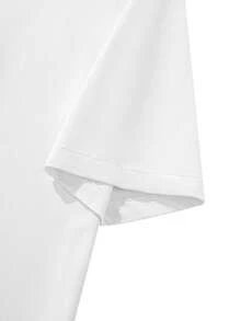 Áo sơ mi ngắn tay nam kiểu cổ điển dành cho kỳ nghỉ lễ - trắng - Xem 8