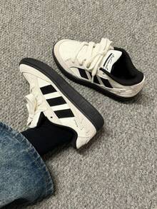 adidas WCARD ADV 百搭休閒 輕鬆舒適 板鞋 男女同款 白灰黑 - 白灰黑 - 查看 2