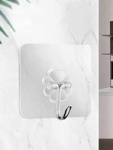 Self-Adhesive Heavy-Duty Wall Hook, 10kg/22lbs (Max) Weight Capacity, Stainless Steel Hook, Suitable For Bathroom And Kitchen - Multicolor - View 8