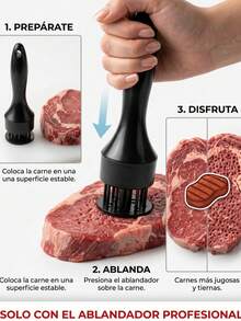 Meat Tenderizers & Pounders - Black - View 3