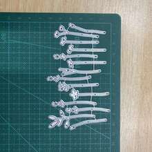 Metal Cutting Dies - 3D Flower Shaped Molds, Flower Embossing Molds, Scrapbooking Cutting Dies, Leaf Embossing Molds, Handmade Scrapbooking Card Making Embossing Templates - Silver - View 7