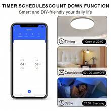 US Standard WiFi Fan And Light Switch Combo – 2-In-1 Smart Control, Works With Alexa/Smart Life/Tuya, APP Remote Dimmer & Fan Speed Adjustable 1%-100%, Timer & Schedule, Tempered Glass Panel, LED Backlight, Neutral Wire Required, 600W Light + 150W Fan - Multicolor - View 8