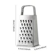 1 cái dụng cụ bào 4 trong 1 bằng thép không gỉ, dùng để bào rau củ quả, cắt lát và bào phô mai. - Nhiều màu - Xem 8