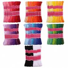 12pcs Colorful Cross Stitch Embroidery Floss, Handmade Weaving Thread ...
