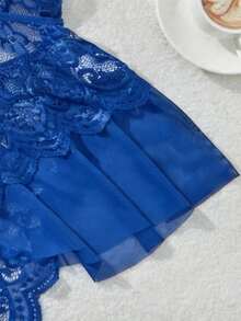 Đầm ngủ ren gợi cảm, váy ngủ quyến rũ dành cho nữ, họa tiết ren, kiểu dáng mini ôm sát độc đáo. Thích hợp cho các kỳ nghỉ, tiệc tùng hoặc những dịp lãng mạn, mang đến một đêm tuyệt vời cho các cặp đôi. - Màu xanh lam - Xem 2