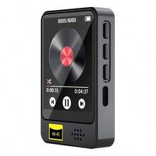 Reproductor Mp3 Mini Portátil Música Mp4 Con Bluetooth No Tf Negro - Ver 1