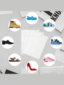 Large Shoe Storage Bags 50 Pack Portable Non-Woven Fabric Dust Cover Pouches With Drawstring Closure, Breathable Shoe Protectors Organizers For Home Closet Space, Gym Bag, Camping, Hiking Trips, Business Travel, Luggage Organization, Moisture Prevention And Sneaker Protection - View 11
