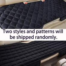 Đệm ghế ô tô 4 mùa, bọc ghế ô tô tối giản, phù hợp với ghế dưới của xe sedan, đệm ghế ô tô sang trọng, bảo vệ thoải mái cho cả ghế trước và sau, phù hợp với xe SUV, đế cao su chống trượt, có túi đựng đồ, phụ kiện ô tô - bọc ghế dưới ô tô - Xem 5