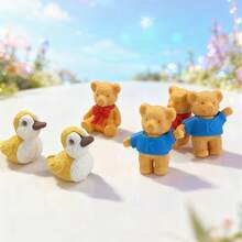 Süße Vogel Mini Statuen - Heim- und Gartendekoration, Handwerks-Dekorationen, Mini Märchengarten Accessoires, Schreibtisch Dekorationen, perfekte kleine Geschenke für Vogelliebhaber - Verschiedenfarbig - Übersicht 7