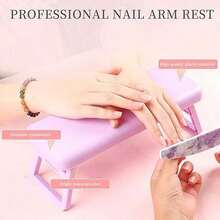 Foldable Nail Arm Rest, Nail Hand Rest Nails Tech, Macaron Hand Rest Stand Acrylic Nail, Portable Acrylic Hand Holder, Nail Pillow Arm Rest, Nail Supplies Manicure Table,Nail Supplies,Nail Tools,Nail Art Tools,Back To School,Nails,Nail Tools Press On Nails - 白色 - 查看 8