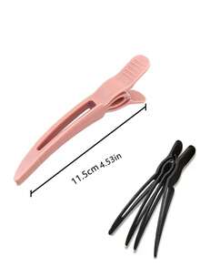 4/3/2/1 Piece, Hair Styling Clips: Versatile Tools Designed For Shaping, Sectioning, And Styling. , Sectioning Hair For Cutting Or Highlighting,. G Clips To Securely Hold Hair Sections In Place During Styling. - Multicolor - View 3