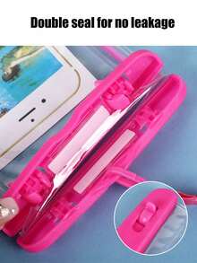 通用防水手机袋，防水手机壳，适用于 14/13/12/11 Pro Max/XS Plus，兼容三星 Galaxy S22/S23 手机（最大 7.0 英寸），3D 手机干袋 - 紫色 - 查看 11