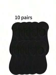 5 Pairs Women's Thin Invisible Socks, White Silicone Non-Slip Mesh Breathable No-Show Socks For Summer - White - View 13