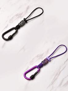 Multi Functional Outdoor Camping Accessories, Woven Rope Keychain With Anti Loss Strap And Kettle Hook, Multi-Functional Hiking Backpack Buckle, Portable Kettle Hanging Rope, Suitable For Hiking, Camping, Cycling, Beach And Other Occasions. ﻿ - Multicolor - View 16