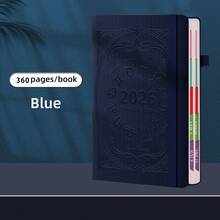 2026 English Planner Notebook, Efficient Daily Schedule, Customized Self-Discipline Time Management, Bound Annual Calendar - Multicolor - View 7