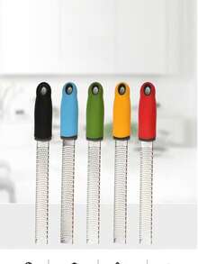 1pc Stainless Steel Cheese Grater, Multi-Function Shredder For Fruit, Lemon, Chocolate, Cheese, Shredding, Peeling - View 5