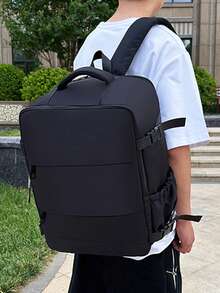 Business Trip Dual-Shoulder Large-Capacity Backpack With Independent Shoe Compartment, Professional Computer Bag, Travel Commuting Bag - Multicolor - View 4