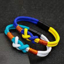 4mm High-End Men's Street Weaving Wristband, Everyday Versatile Wristband Bracelet - Bracelet - View 9