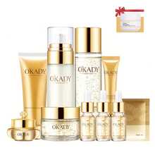 OKADY 24K Polypeptide Skin Care Set, -Adult Moisturizing Day & Night Routine, Allergy-Free, Alcohol-Free, For All Skin Types, Ideal Gift For Thanksgiving, New Year, Valentine's Day - Deluxe Royal Premium Collection - 豪華高級保養套裝英文版 - 查看 3