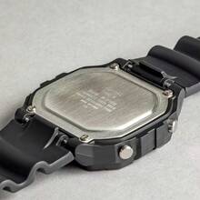 Casio All-Black Retro Square Digital Watch 50M Waterproof LED Backlight Alarm Stopwatch Multifunctional Student Sports Wristwatch - one-size - View 5