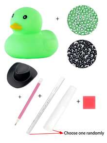 DIY Diamond Tools, Hat, Duck, Car Phone Holder, Decorations, Multicolor Handicrafts, Glue Pens, Handmade Decorations - Sets - View 20