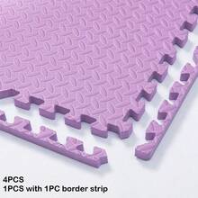 [Freshly Produced, Please Ventilate To Remove Odor Before Use]4/8/12Pcs Leaf Pattern Patchwork Crawling Mat 30x30x1cm Size, Multiple Color Combinations With Fresh Aesthetics! Leaf Pattern Non-Slip Texture + 1cm Thick Cushioning, Baby Crawling And Playing Anti-Collision, Can Be Freely Assembled To Fit Different Spaces, Essential For Home Baby Activity Area, And Practical, Better After Ventilation - 30*30 Crawling Mat - View 18