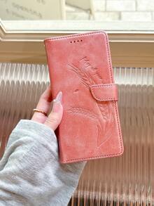 愿您心想事成。小麦纹压花PU皮革翻盖手机壳，防震，带支架，卡槽，钱包式设计，兼容 6/7/8/XS Max/11/12/13/14/15/16/17 Pro Max、Galaxy S22/S23/S24 Ultra/S25 Ultra/S26 Ultra、A05S/A14/A15/A25/A34/A35/A53/A54/A55/Note20 Ultra系列等。 - 紅色 - 查看 9