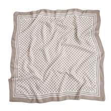 1条女士新款110*110厘米卷边大方巾，花卉印花，印尼风格头巾/披肩 - 彩色 - 查看 11